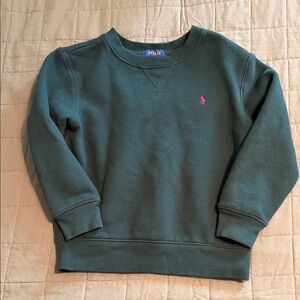 Polo Ralph Lauren Green Sweatshirt with red Logo